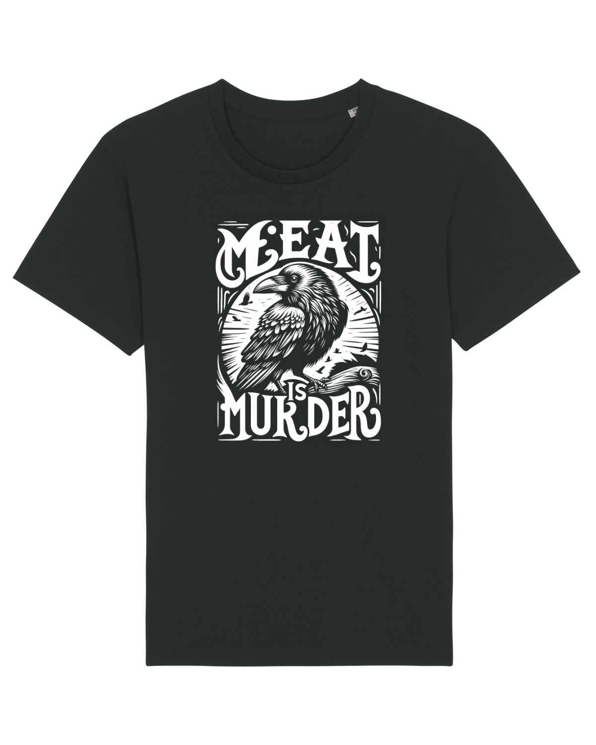 Tricou mânecă scurtă Unisex Rocker Black
