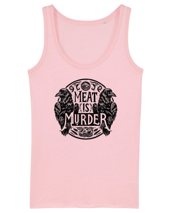 Meat is murder Cotton Pink