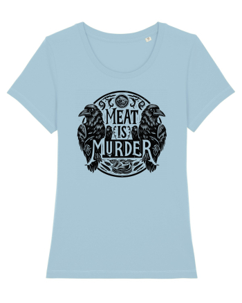 Meat is murder Sky Blue