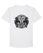 Meat is murder Tricou mânecă scurtă guler larg Bărbat Skater