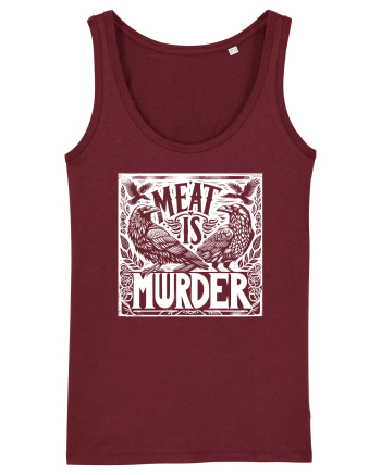 Meat is murder Burgundy
