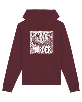 Meat is murder Burgundy