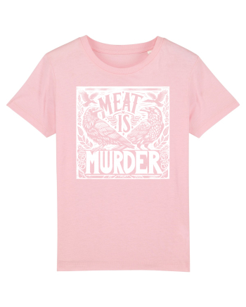 Meat is murder Cotton Pink