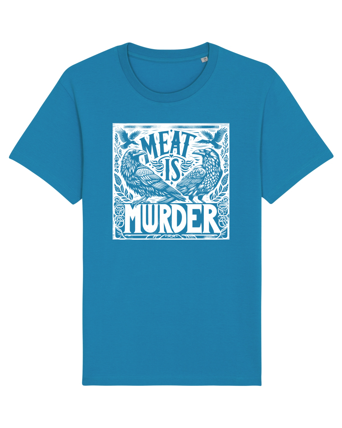 Tricou mânecă scurtă Unisex Rocker Azur