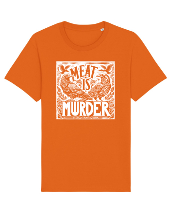Meat is murder Bright Orange