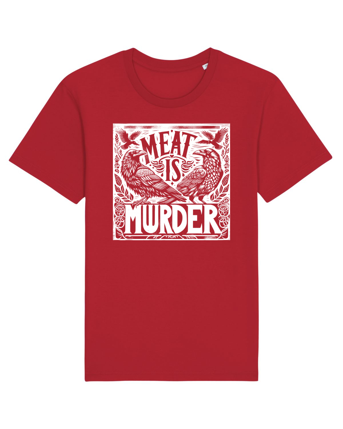 Tricou mânecă scurtă Unisex Rocker Red