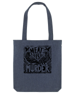 Meat is murder Sacoșă textilă