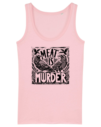 Meat is murder Cotton Pink