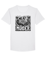 Meat is murder Tricou mânecă scurtă guler larg Bărbat Skater