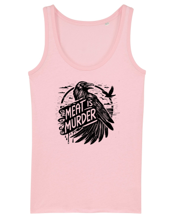 Meat is murder Cotton Pink
