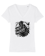 Meat is murder Tricou mânecă scurtă guler V Damă Evoker