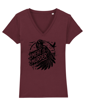Meat is murder Burgundy