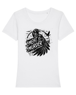 Meat is murder Tricou mânecă scurtă guler larg fitted Damă Expresser