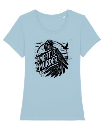 Meat is murder Sky Blue