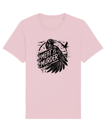 Meat is murder Cotton Pink