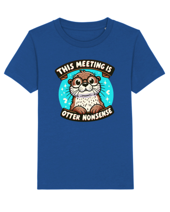 This meeting is otter nonsense Majorelle Blue