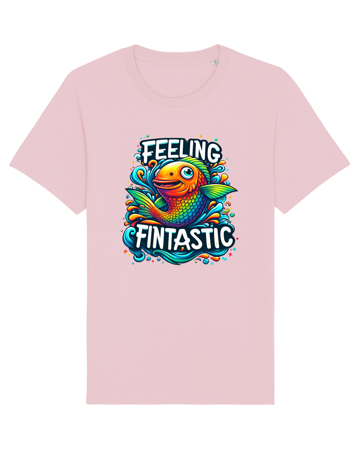 Tricou mânecă scurtă Unisex Rocker Cotton Pink