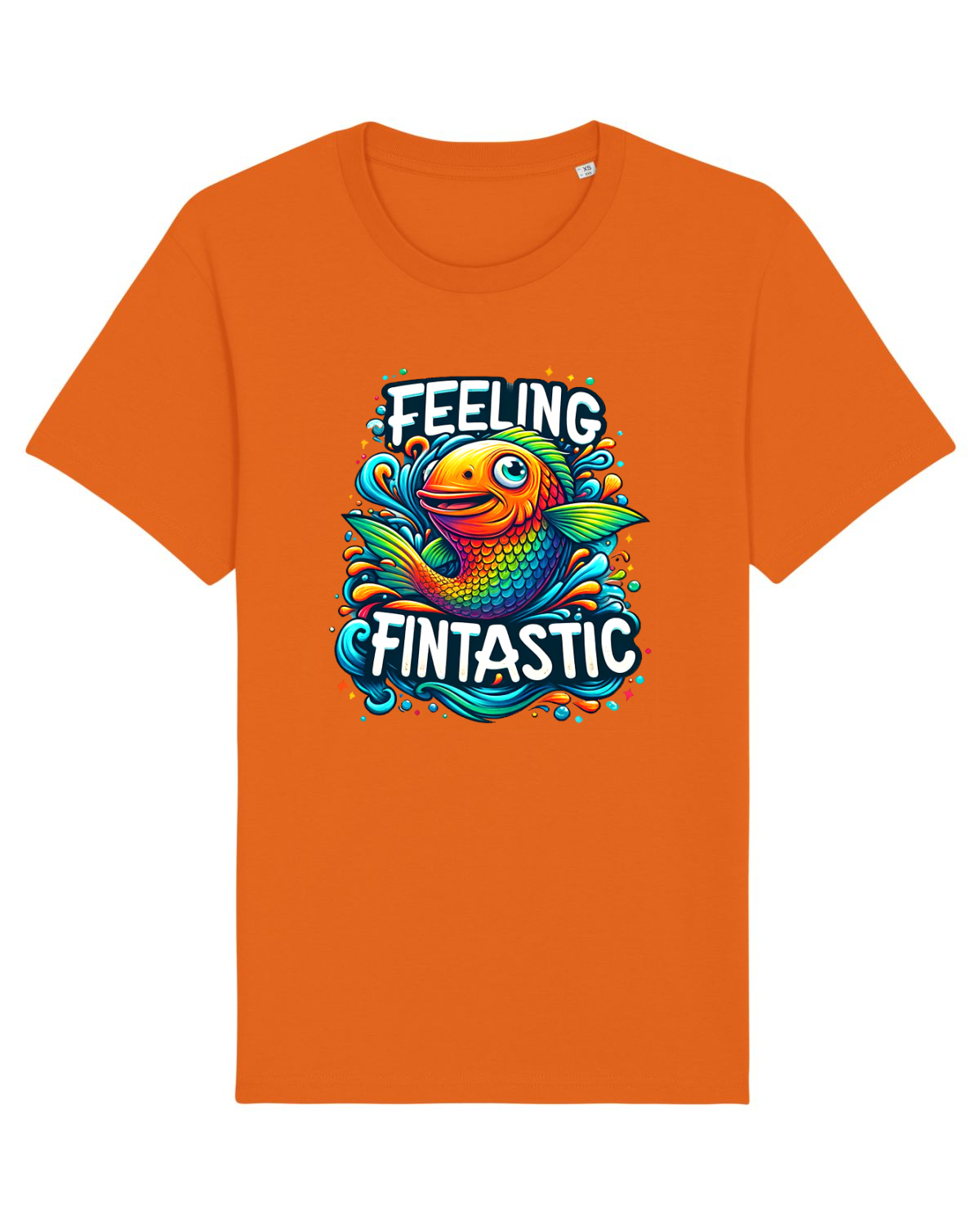 Tricou mânecă scurtă Unisex Rocker Bright Orange