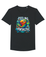 Feeling fintastic Tricou mânecă scurtă guler larg Bărbat Skater