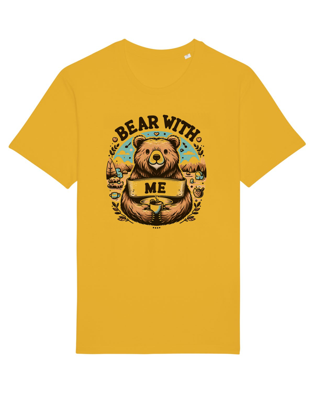 Tricou mânecă scurtă Unisex Rocker Spectra Yellow