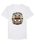 Bear with me Tricou mânecă scurtă guler larg Bărbat Skater