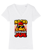 Nacho average Joe Tricou mânecă scurtă guler V Damă Evoker