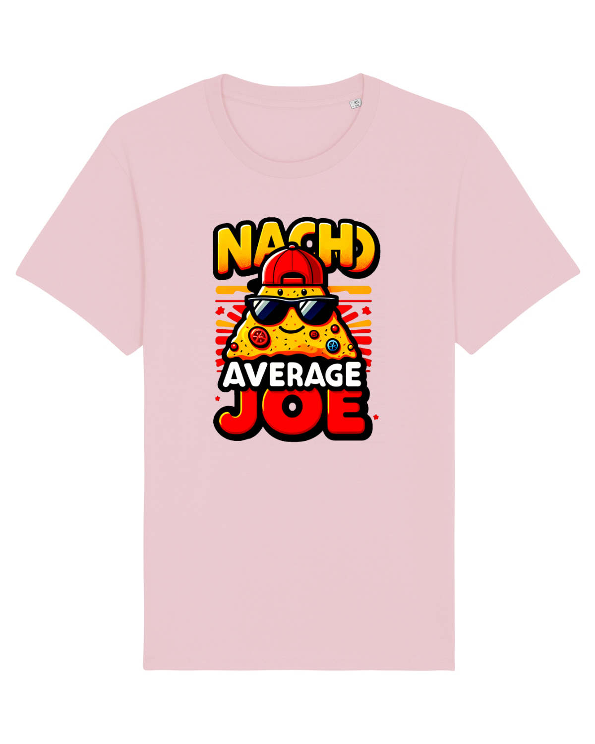 Tricou mânecă scurtă Unisex Rocker Cotton Pink
