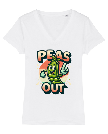 Peas out White