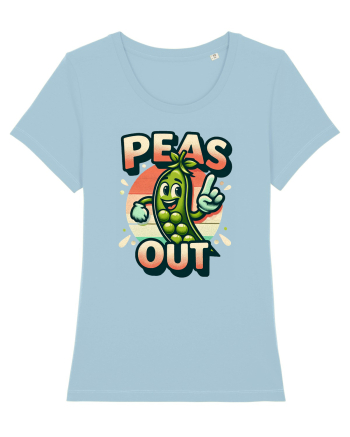 Peas out Sky Blue