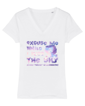 EXCUSE ME WHILE I KISS THE SKY - Jimi Hendrix White