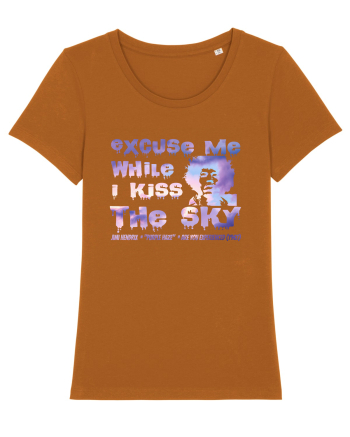 EXCUSE ME WHILE I KISS THE SKY - Jimi Hendrix Roasted Orange