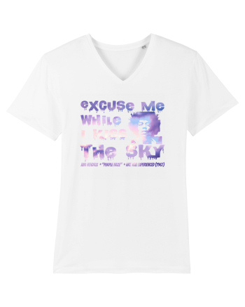EXCUSE ME WHILE I KISS THE SKY - Jimi Hendrix White