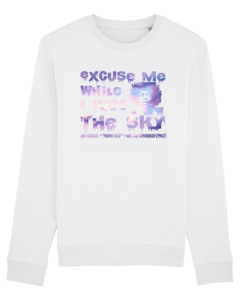 EXCUSE ME WHILE I KISS THE SKY - Jimi Hendrix White