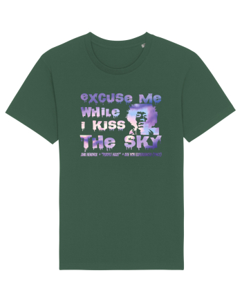 EXCUSE ME WHILE I KISS THE SKY - Jimi Hendrix Bottle Green