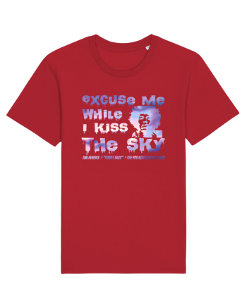 EXCUSE ME WHILE I KISS THE SKY - Jimi Hendrix Red