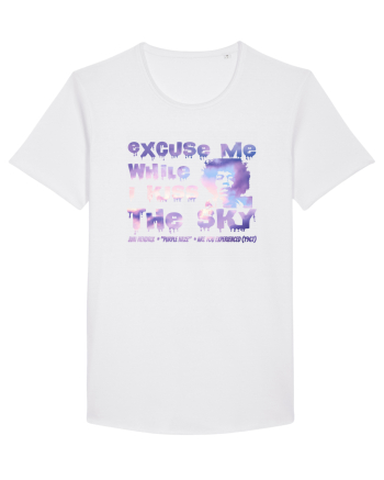 EXCUSE ME WHILE I KISS THE SKY - Jimi Hendrix White