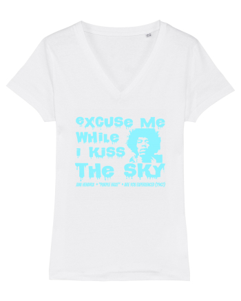 EXCUSE ME WHILE I KISS THE SKY - Jimi Hendrix 2 White