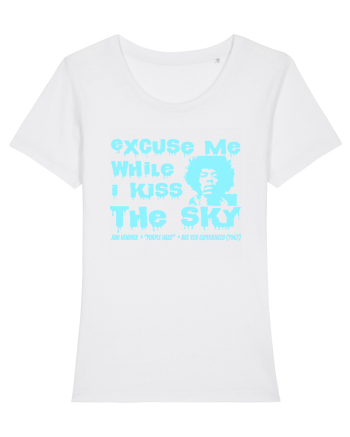 EXCUSE ME WHILE I KISS THE SKY - Jimi Hendrix 2 White