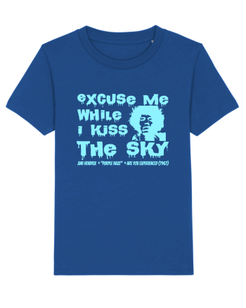 EXCUSE ME WHILE I KISS THE SKY - Jimi Hendrix 2 Majorelle Blue