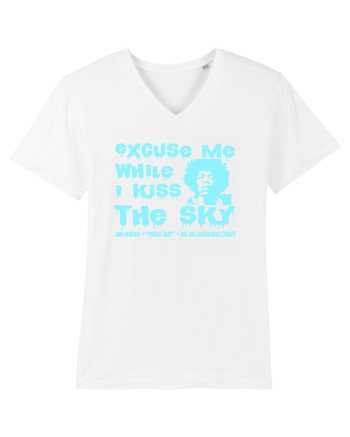 EXCUSE ME WHILE I KISS THE SKY - Jimi Hendrix 2 White