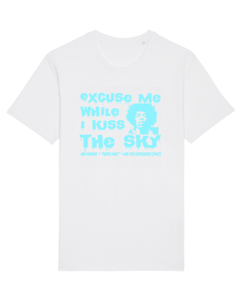 EXCUSE ME WHILE I KISS THE SKY - Jimi Hendrix 2 White