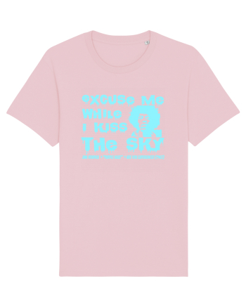 EXCUSE ME WHILE I KISS THE SKY - Jimi Hendrix 2 Cotton Pink
