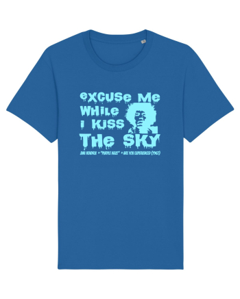 EXCUSE ME WHILE I KISS THE SKY - Jimi Hendrix 2 Royal Blue