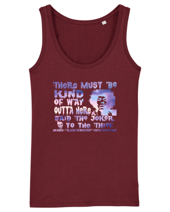 THERE MUST BE A WAY OUTTA HERE - Jimi Hendrix  Burgundy