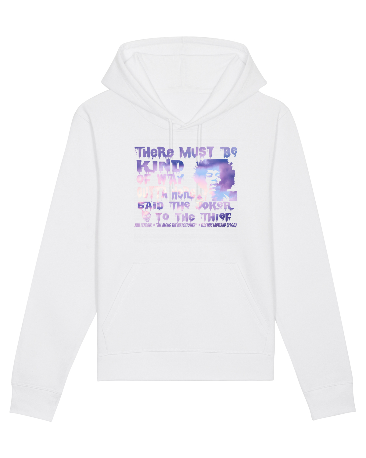 Hanorac Unisex Drummer White