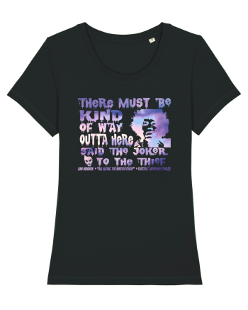 THERE MUST BE A WAY OUTTA HERE - Jimi Hendrix  Black
