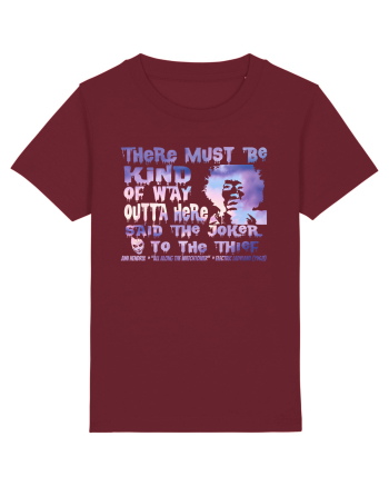 THERE MUST BE A WAY OUTTA HERE - Jimi Hendrix  Burgundy