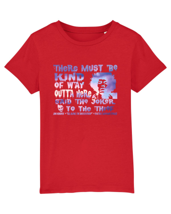 THERE MUST BE A WAY OUTTA HERE - Jimi Hendrix  Red