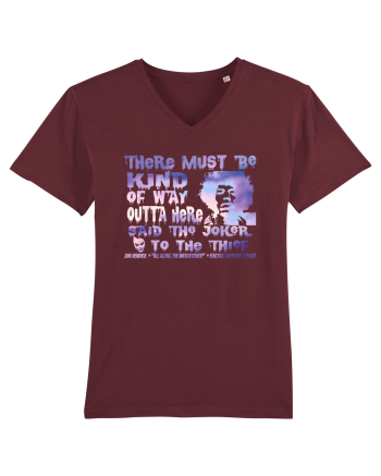 THERE MUST BE A WAY OUTTA HERE - Jimi Hendrix  Burgundy
