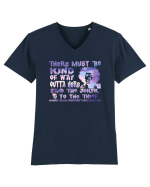 THERE MUST BE A WAY OUTTA HERE - Jimi Hendrix  Tricou mânecă scurtă guler V Bărbat Presenter